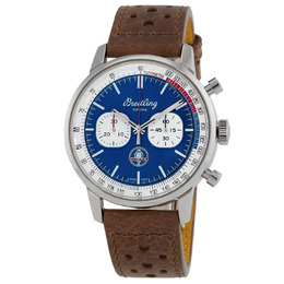 Breitling Top Time Chronograph Automatic Blue Dial Mens Watch a41315a71c1x2