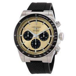 Longines Conquest Chronograph Automatic Bronze Dial Mens Watch L38354329