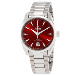 Omega Seamaster Aqua Terra Automatic Chronometer Red Dial Unisex Watch 220.10.38.20.13.003