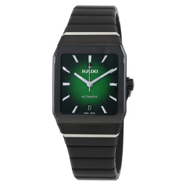 Rado Anatom Automatic Unisex Watch r10202319 - Green Black Dial, High-Tech Ceramic & PVD
