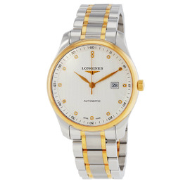 Longines Master Mens Automatic Watch L2.893.5.97.7 Silver Dial
