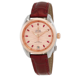 Omega Seamaster Ladies Watch 220.23.34.20 Chronometer Pink Dial
