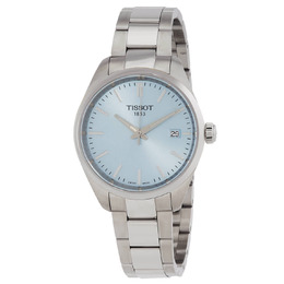 Tissot PR100 Quartz Ice Blue Dial Ladies Watch t1502101135100