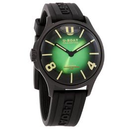 U-Boat Darkmoon Quartz Green Dial Mens Watch 9503 (40 mm)