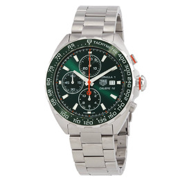 Tag Heuer Formula 1 Chronograph Automatic Green Dial Mens Watch caz201h.ba0876