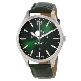 Mathey-Tissot Urban Moon Quartz Moon Phase Green Dial Mens Watch h411lavm