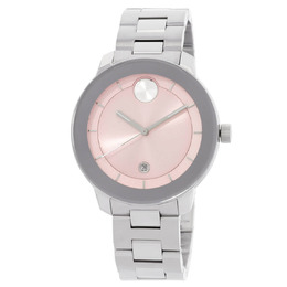 Movado Bold Quartz Pink Dial Unisex Watch 3600872