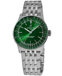 Breitling Navitimer Automatic 41 Green Dial Steel Men's Sports Watch Model A1732937 (Ref: L1A1)