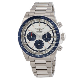 Longines Conquest Chronograph Automatic Silver Dial Mens Watch L3.835.4.98.6