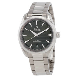 Omega Seamaster Aqua Terra Automatic Green Dial Mens Watch Reference 22010382010003