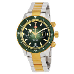Rado Captain Cook Chronograph Automatic Green Dial Mens Watch R32151318
