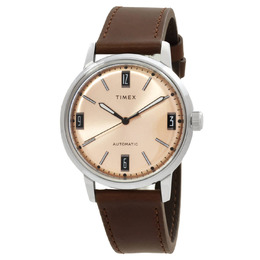 Timex Marlin Automatic Salmon Dial Mens Watch TW2W33800ZV