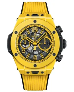 Hublot Big Bang Unico Magic Automatic Skeleton Dial Yellow Ceramic Rubber Strap Men's Watch 421.cy.471y.rx