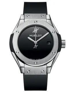 Hublot Classic Fusion Unico Original Titanium Quartz Black Dial Rubber Strap Women's Watch 591.NX.1270.RX.MDM 441.gx.5210.rx