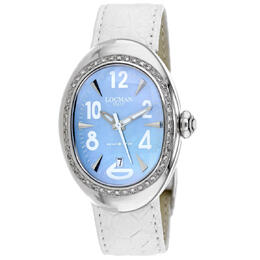 Locman Nuovo Blue Dial Ladies Watch 020mopskd/wh