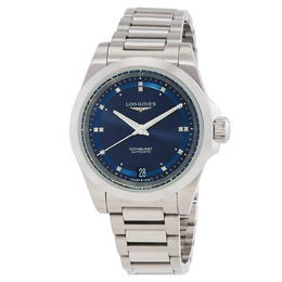Longines Conquest Automatic Diamond Blue Dial Unisex Watch L3.430.4.97.6