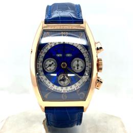 Pre-owned Franck Muller Master Calendar Magnum Chronograph Blue Dial Mens Watch - Article: 6850 CC MC