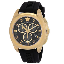 Versace Chronograph Quartz Black Dial Mens Watch ve7ca0423