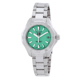 Tag Heuer Aquaracer Quartz Green Dial Ladies Watch wbp1315.ba0005