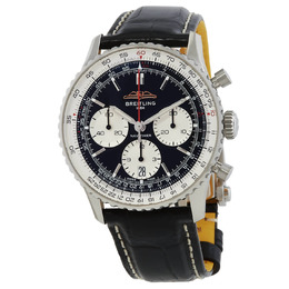 Breitling Navitimer B01 AB0139211B1P1 Chronograph Automatic Mens Watch - Black Dial