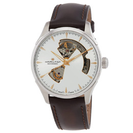 H32675551 Hamilton Jazzmaster Open Heart Automatic Silver Dial Watch