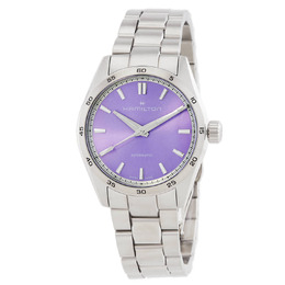 Hamilton Jazzmaster Performer Automatic H36105170, Purple Dial