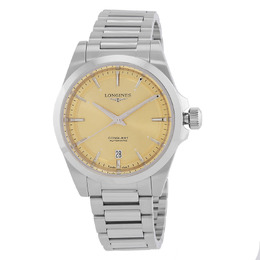 Longines Conquest Automatic Champagne Dial Ladies Watch L37204626