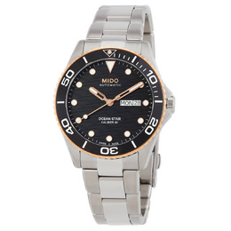 Mido Ocean Star 200C Automatic Black Dial Mens Watch - Model M0424302105100