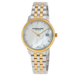 5385-STP-97081 Raymond Weil Toccata Quartz Diamond White Mother of Pearl Dial Ladies Watch