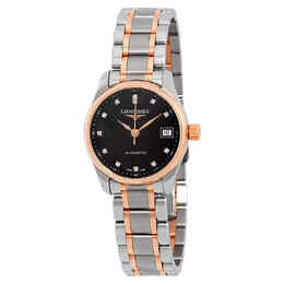 Longines Master Automatic Dial 25.5mm Black Ladies Watch L21285597