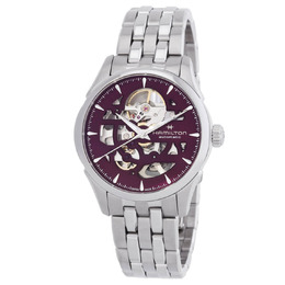 H32265101 Jazzmaster Automatic Purple Dial Ladies Watch