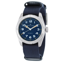 H70315940 Hamilton Khaki Field Expedition Auto Blue Dial Watch