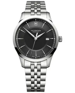 Victorinox Swiss Army Alliance 241801 - Men's Quartz Black Dial Steel Watch