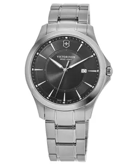 Victorinox Swiss Army Alliance Quartz Black Dial Steel Men's Watch Model 241909