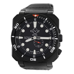 Pre-owned Gevril XO Submarine Automatic Black Dial Mens Watch 4534