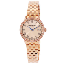 Raymond Weil Toccata Quartz Diamond Ladies Watch - Model 5985-P5S-00859