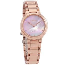 Citizen L Eco-Drive Mother of Pearl Dial Ladies Watch EM091781Y