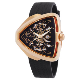 Hamilton h24525332: Automatic Black Dial Skeleton Dragon Watch