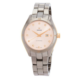 Rado HyperChrome Automatic Diamond Rose Gold Dial Ladies Watch, Item Code r32043712 or 01.586.6043.3.071