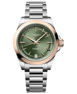 Longines Conquest Automatic Green Dial Watch Model L3.430.5.02.6