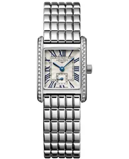 Longines DolceVita Mini Quartz Silver Dial Diamond Bezel Steel Women's Watch l5.200.0.71.6
