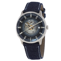 Mido Commander Automatic Blue Dial Mens Watch M0214071841100