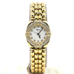 Pre-Owned Chopard Gstaad White Dial Diamond Quartz Ladies Watch, Article 32/5120-11
