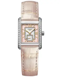 Longines DolceVita Mini Quartz Pink Dial Diamond Bezel L5.200.0.99.2