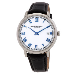 Raymond Weil 5585-STC-00353 Toccata Mens Quartz Watch White Dial