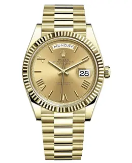 Authentic New Rolex Day-Date M228238-0006 Men's Watch 18K Yellow Gold Champagne Dial