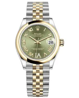 New Authentic Rolex Datejust 31mm, Roman Diamond Dial (Model M278243-0016)
