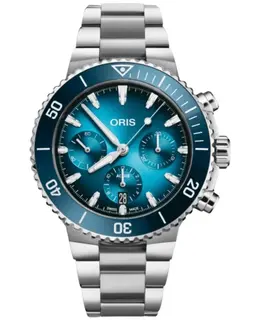 Oris Aquis Chronograph Automatic Blue Dial Steel Men's Watch 01 771 7793 4155-07