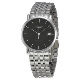 Longines Elegant Collection Auto Sunray Gray Dial Ladies Watch l4.809.4.72.6