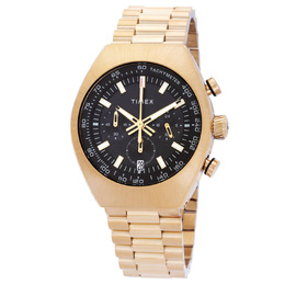 Timex TW2W22100VQ Legacy Chronograph Mens Black Dial Watch
